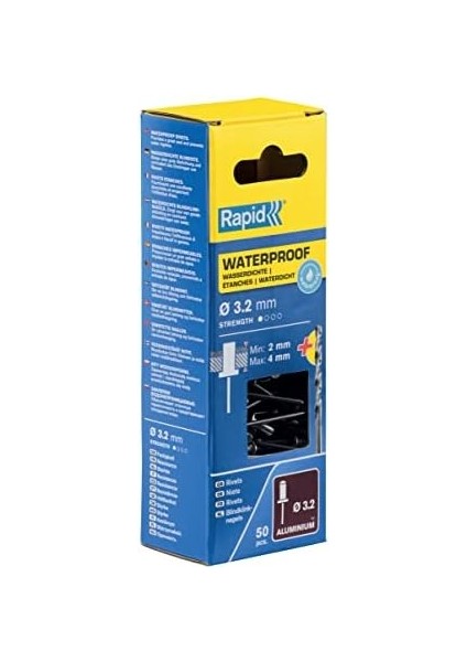 Perçin 3.2x8 mm Su Geçirmez Matkap Ucu modelleri