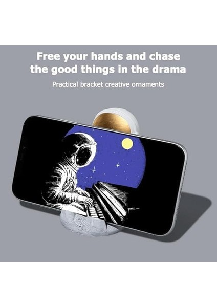 Telefon Telefon Tutucu Tablet Ergonomik ve Işinizi Kolaylaştırır Kibar ve Şık Görünümü Ile Tahmininizden Çok Iş Yapar Dekoratif Yapısı Ile Hoş Bir Görüntü Sunar (Gümüş Kafa) modelleri