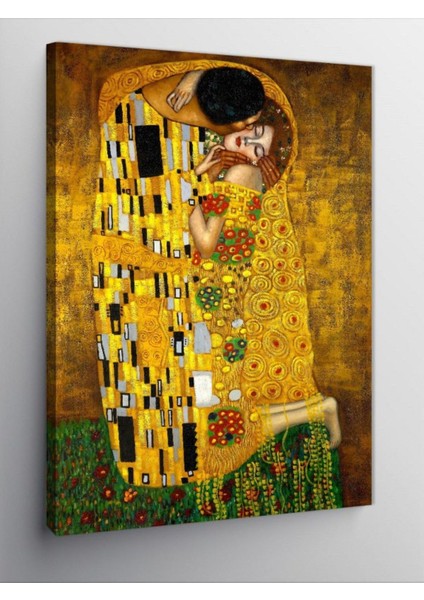 Kanvas Tablo Gustav Klimt The Kiss Öpücük, 50CM x 70CM