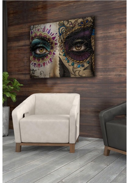 Kanvas Tablo Anadolunun Renkleri Mistik Gözler Dekoratif Kanvas Tablo 70 x 100