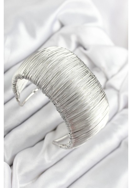 Bfs Pirinç Tel Sarma Model Gümüş Renk Kadın Bileklilk fiyatları