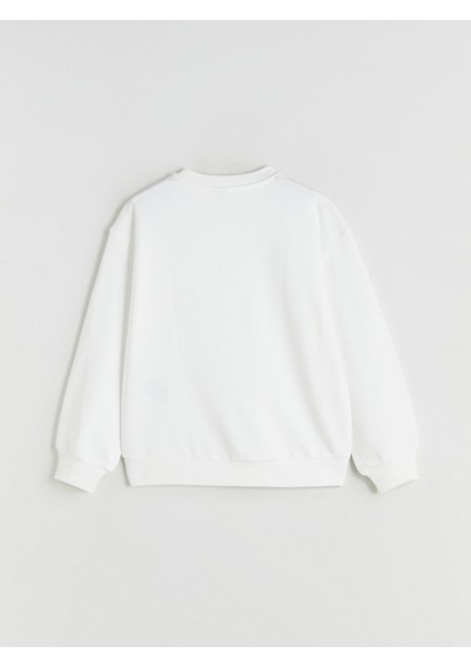 Yeni Sezon Bisiklet Yaka Kız Çocuk Sweatshirt fiyatları