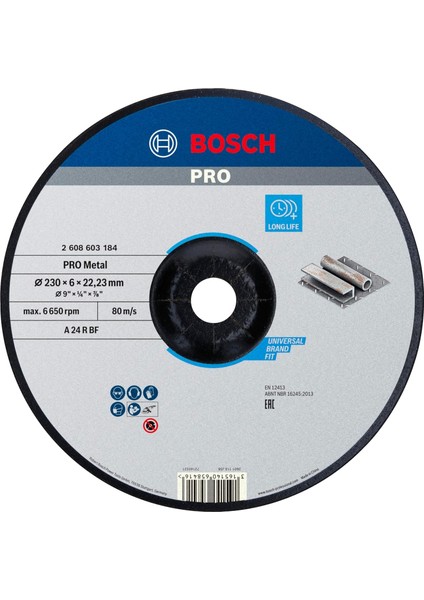 Professional Kesme Diski, Gri, 230 Mm, 1 Adet