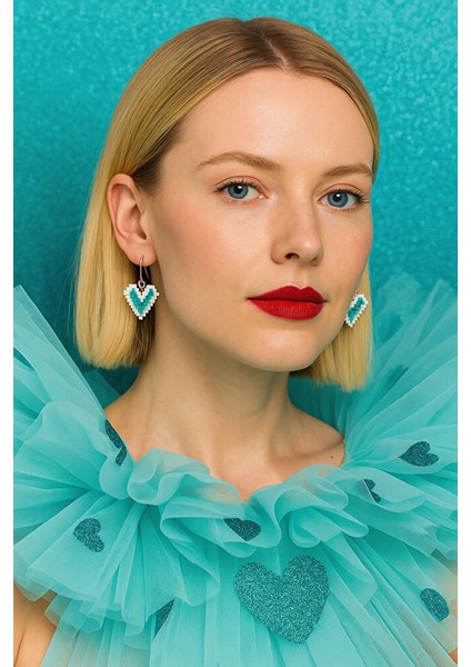 Miyuki Delica Kalp Boncuklu Küpe fiyatları