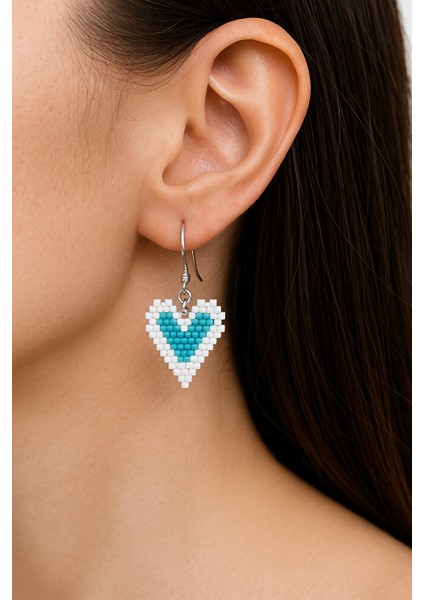 Miyuki Delica Kalp Boncuklu Küpe indirimleri