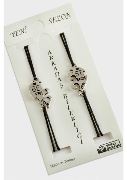 Best Friends Arkadaş Deri Bileklik