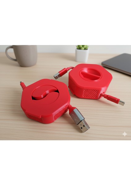 Kablo Makarası || Kablo Toplayıcı || Şarj Kablo Makarası || Taşınabilir Kablo Düzenleyici || Telefon Kablosu Sarma Mekanizması || Dayanıklı 3D Baskı