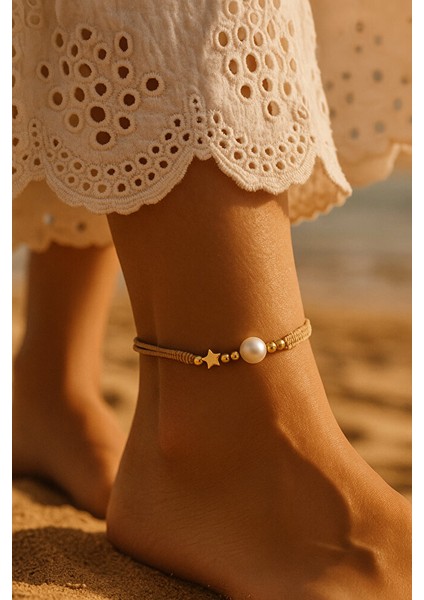 Incili Makrome Bileklik modelleri