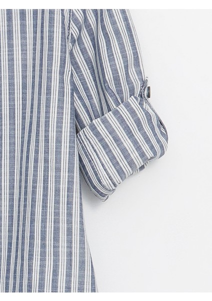 Yeni Sezon Hakim Yaka Çizgili Uzun Kollu Erkek Çocuk Gömlek fiyatları