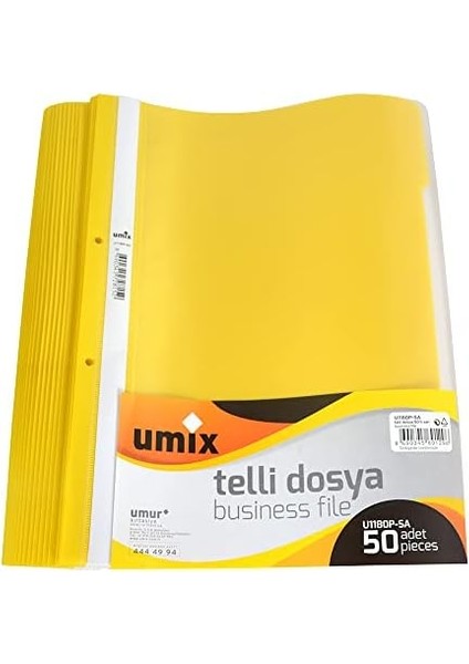 A4 Telli Dosya 50&apos;li Sarı fiyatları
