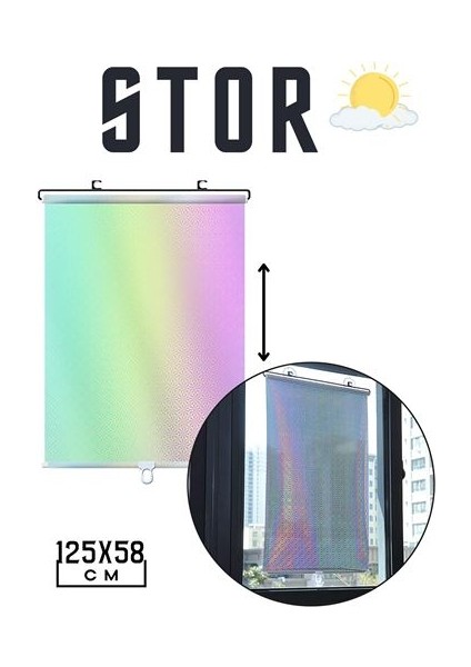 Stor Perde Reflektiv Manila Design