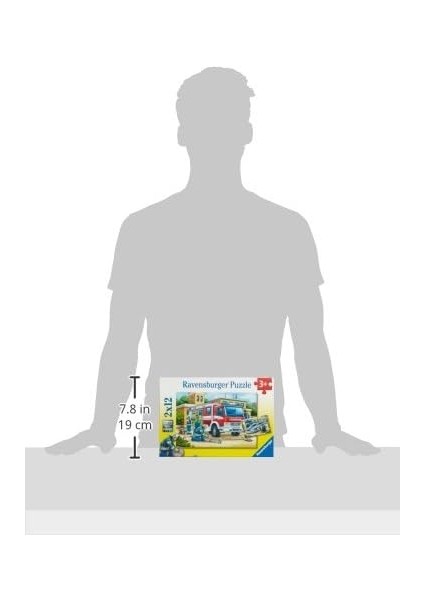 75744 ve Itfaiye Çocuk Puzzle, 2X12 Parça, Çok Renkli modelleri