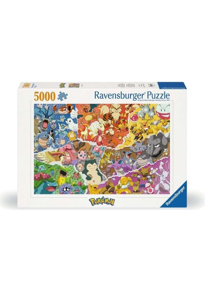 168453 5000 Parçalı Puzzle Pokemon Allstars