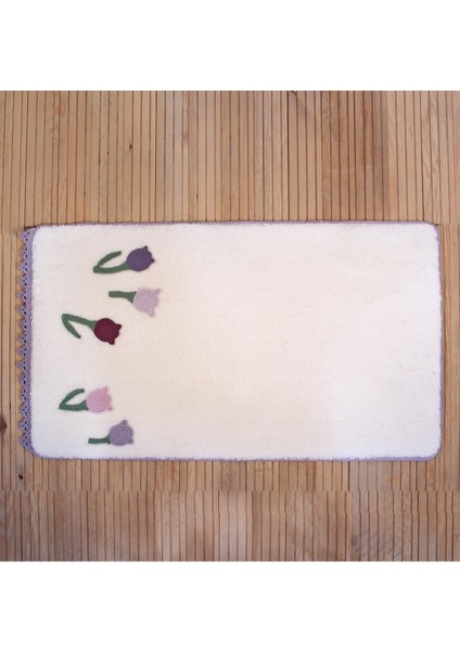 Örme Aplike 3'lü Banyo Paspası Seti, Şık ve Konforlu Kullanım Sağlar. fiyatları