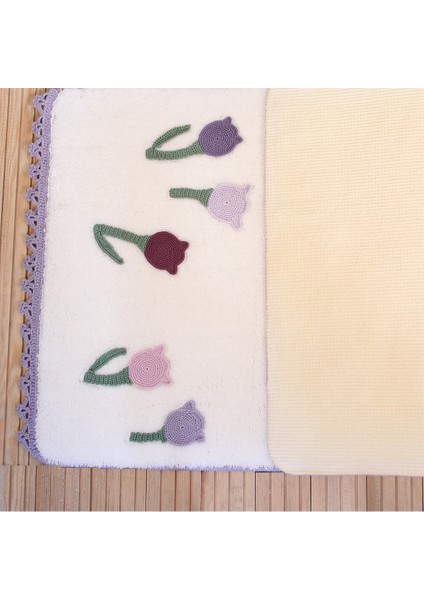 Örme Aplike 3'lü Banyo Paspası Seti, Şık ve Konforlu Kullanım Sağlar. fırsatları