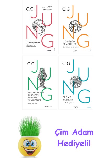 C. G. Jung 4 Kitap Seti + Çim Adam Hediye