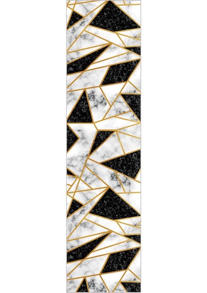 Kaymaz Taban Metre Işi Rulo Yolluk Asimetrik Siyah AR346 fiyatları