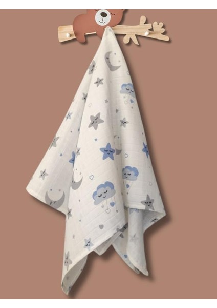 Amaçlı Müslin Örtü & BATTANIYE,%100 Pamuk, 85X90 cm