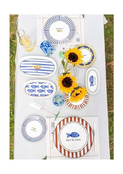 Mia Fish Servis Tabağı 6lı Set 26 cm fiyatları