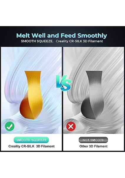 Cr-Sılk Pla Filament Mavi-Yeşil Çift Renk 1.75MM 1kg fiyatları