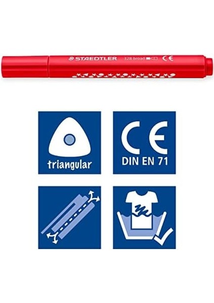 328-B C12 Noris Üçgen Keçeli 3mm modelleri