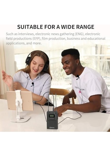 By-Wm8 Pro-K2 Uhf Çift Kanallı Kablosuz Mikrofon Sistemi modelleri