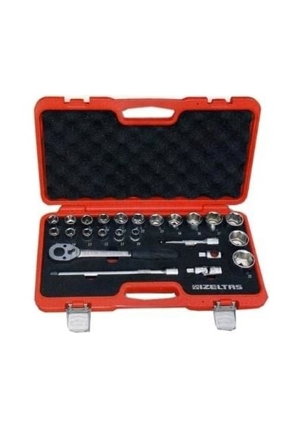 Izeltaş 24&apos;lü Lokma Anahtar Takımı 1/2&apos;&apos; (U Kolsuz)