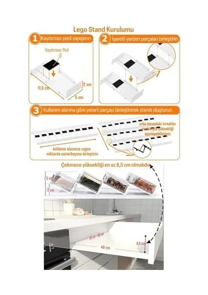 Parça Şeffaf- Çok Amaçlı Düzenleyici Makyaj Organizer -12 modelleri