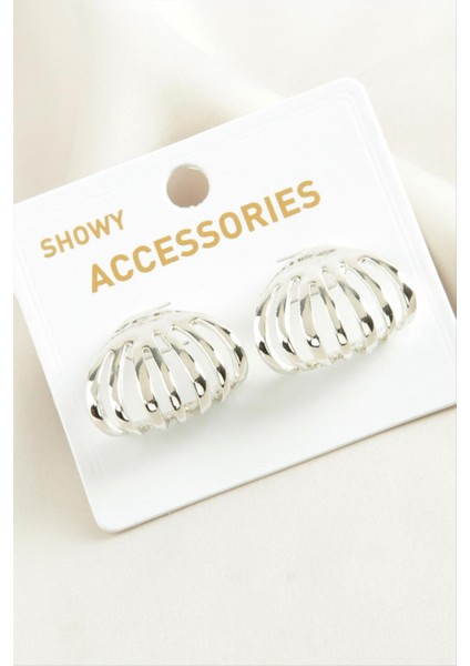 Yelpaze Trend Metal Küpe