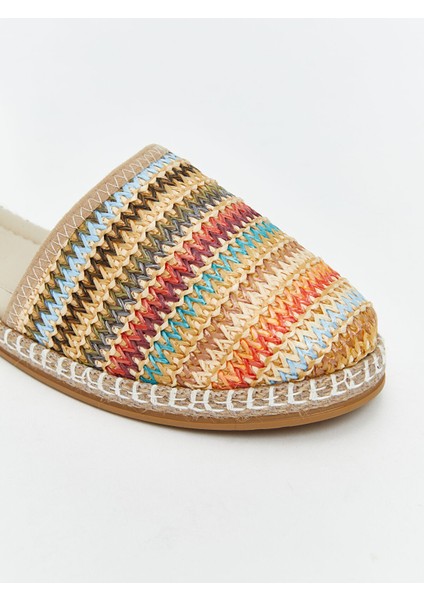 Yeni Sezon Bilekten Bağlamalı Kadın Hasır Sandalet modelleri