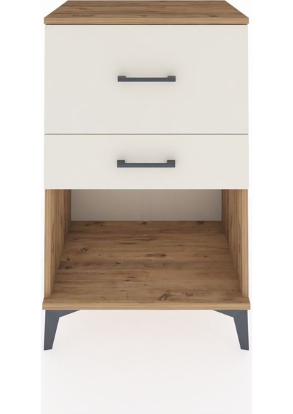 Hyperion Komodin 2 Çekmeceli 60X44X96 Çam-Aytaşı