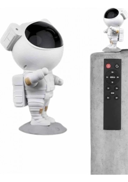 Gece Lambası Astronot Bluetooth Hoparlörlü Galaksi Işık Projektörü modelleri