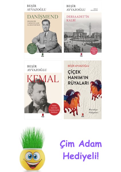 Beşir Ayvazoğlu 4 Kitap Seti + Çim Adam Hediye