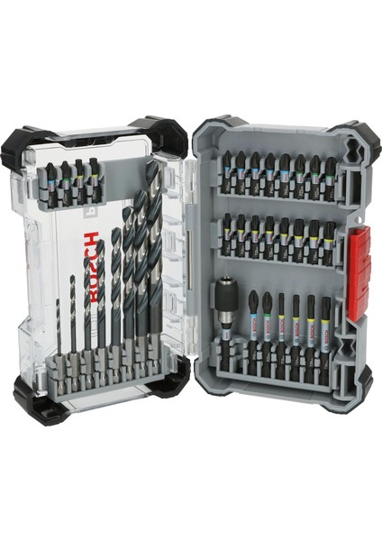 35X Pro Metal Seti, 35 Parça (Çelik, Dökme Demir, 200 x 107 Mm, Professional Aksesuar Vidalama, Vidalama)