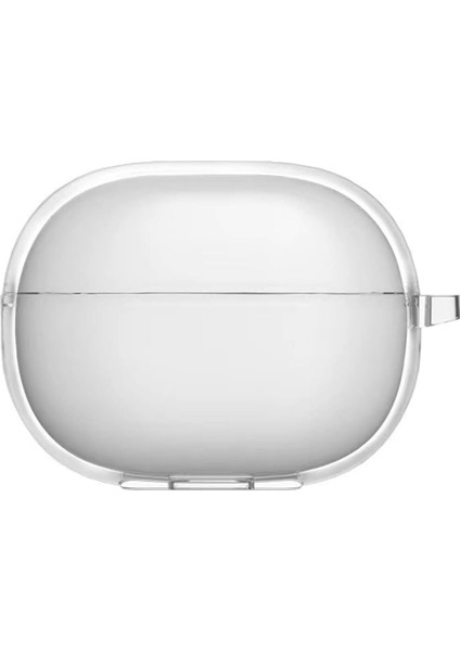 Buds 3 Lite ile Uyumlu Şeffaf Silikon Kılıf Tam Koruma Kancalı Anahtarlık Buds 3 Lite ile Uyumlu Şeffaf Silikon Kılıf