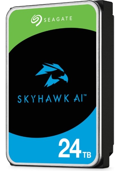 24 Tb Seagate 3.5 Skyhawk Aı Sata 512MB 7/24 Guvenlık ST24000VE002 (5 Yıl Resmı Dıst Garantılı)