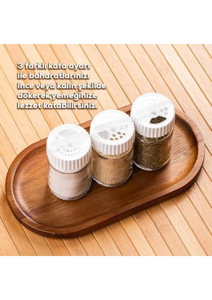 1078 Kare Prizma Döner Döner Kapaklı 12&apos;li Cam -Düzenleyici Organizer-Cappuccino Beyaz fiyatları