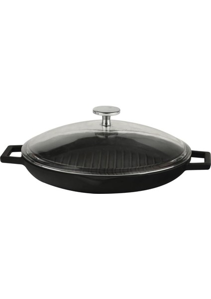 Döküm Tva Cam Kapaklı, 26 cm