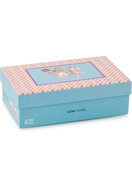 Baskılı 2 Kişilik Porselen Kahve Fincan Takımı 90 ml (W5) indirimleri