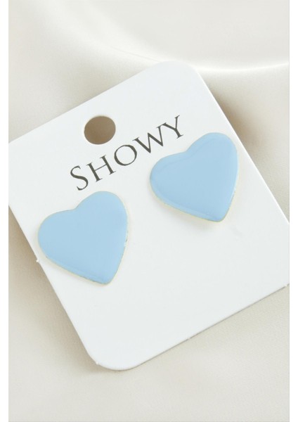 Kalp Yeni Sezon Mineli Küpe