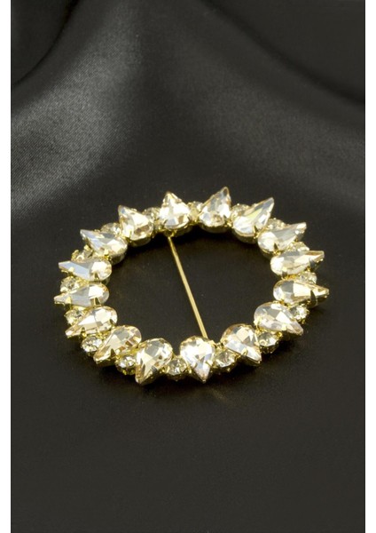 Yıldız Damla Taşlı Kemer Tokası 1 Adet