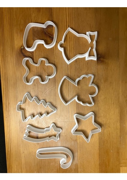 Yılbaşı Kurabiye Kalıbı 10 Parça modelleri