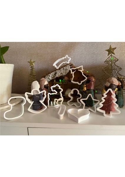 Yılbaşı Kurabiye Kalıbı 10 Parça fırsatları