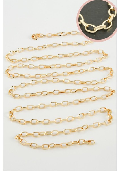 4 mm Oval Zincir 1 Metre