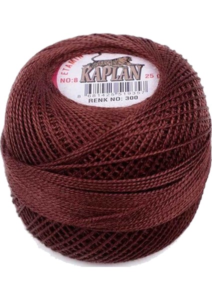Kaplan Etamin ve Kanaviçe Ipi 8 No Kod/renk: 300 - Royaleks