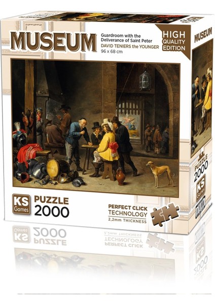 Guardroom With The Deliverance Of Saint Peter 2000 Parça Puzzle