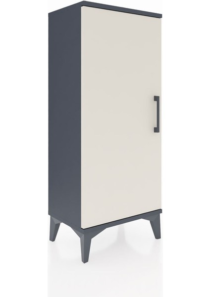 Arges Komodin Tek Kapaklı 44X30X106 Antrasit-Aytaşı fiyatları