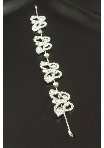 Kelebek Taşlı Saç Aksesuarı