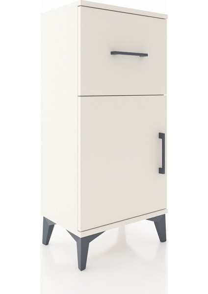 Arges Komodin Tek Raflı Tek Çekmeceli Tek Kapaklı 44X30X96 Aytaşı-Aytaşı fiyatları