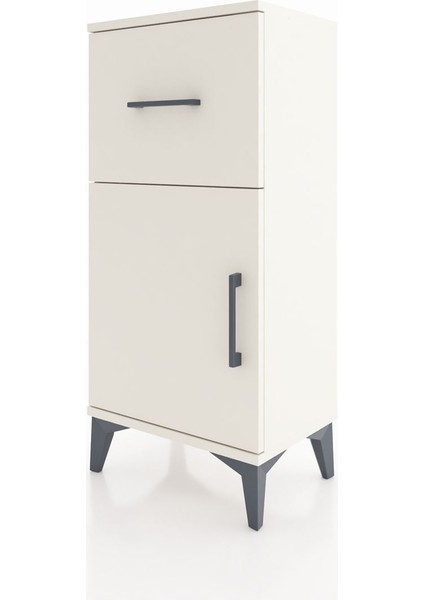 Arges Komodin Tek Raflı Tek Çekmeceli Tek Kapaklı 44X30X96 Aytaşı-Aytaşı modelleri